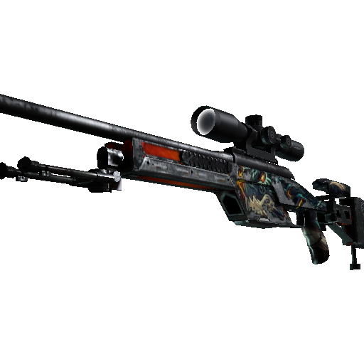 SSG 08 | 炎龙之焰 (战痕累累)