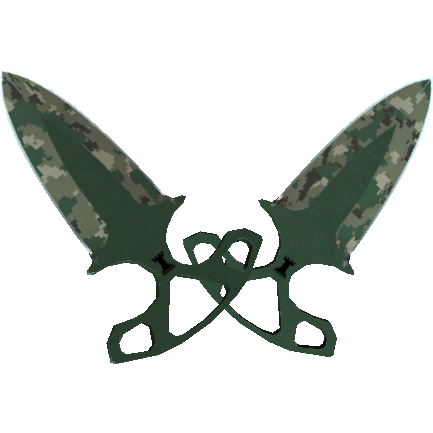 暗影双匕(★ StatTrak™) | 森林 DDPAT (久经沙场)