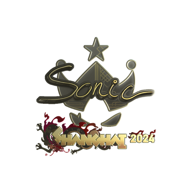 印花 | Sonic(金色)| 2024年上海锦标赛