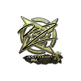 印花 | REZ(金色) | 2022年安特卫普锦标赛