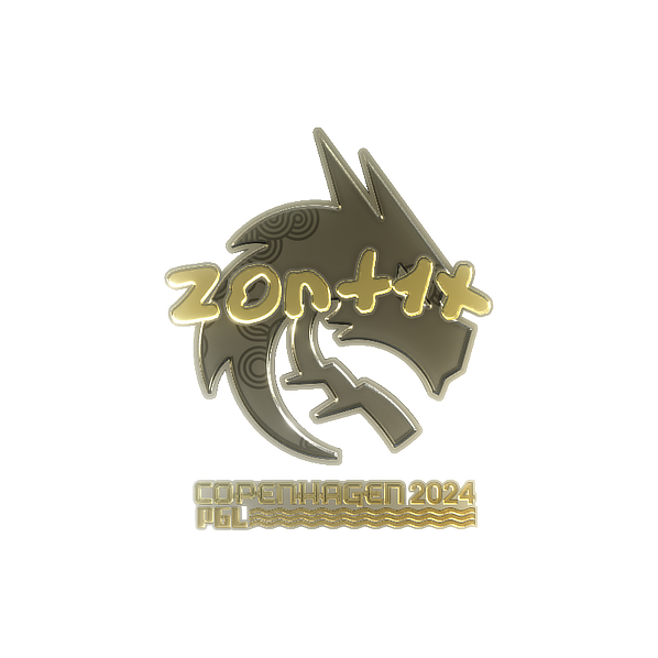 印花 | zont1x(金色)| 2024年哥本哈根锦标赛