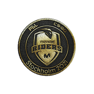 布章 | Movistar Riders （金色） | 2021年斯德哥尔摩锦标赛