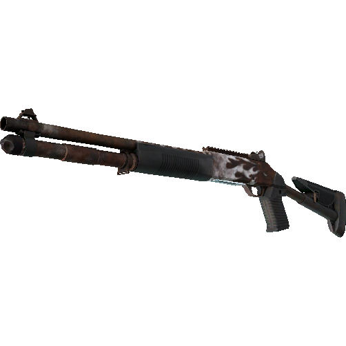 XM1014(StatTrak™) | 锈蚀烈焰 (崭新出厂)