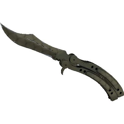 蝴蝶刀(★ StatTrak™) | 狩猎网格 (破损不堪)