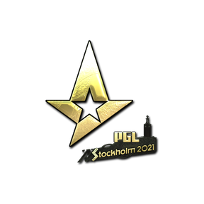 印花 | Astralis (金色) | 2021年斯德哥尔摩锦标赛