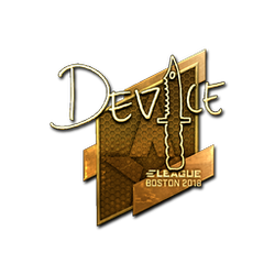 印花 | device(金色)| 2018年波士顿锦标赛