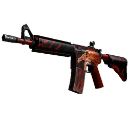 M4A4(StatTrak™) | 咆哮 (略有磨损)