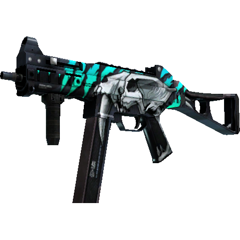UMP-45(StatTrak™) | 野蛮剑齿虎 (略有磨损)