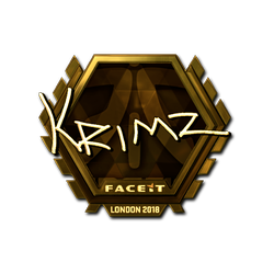 印花 | KRIMZ(金色)| 2018年伦敦锦标赛