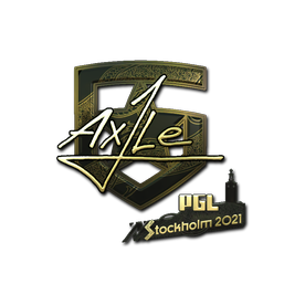 印花 | Ax1Le(金色)| 2021年斯德哥尔摩锦标赛
