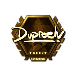 印花 | dupreeh(金色)| 2018年伦敦锦标赛