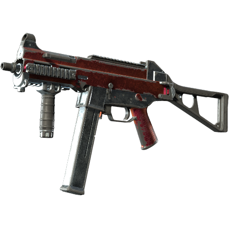 UMP-45 | 深红箔 (战痕累累)