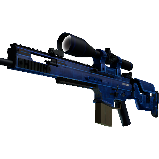 SCAR-20(StatTrak™) | 蓝图 (破损不堪)