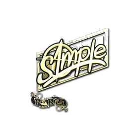 印花 | s1mple(金色)| 2023年巴黎锦标赛