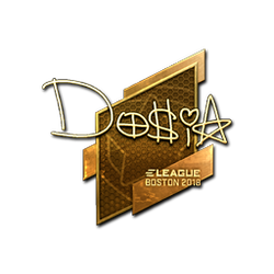 印花 | Dosia(金色)| 2018年波士顿锦标赛
