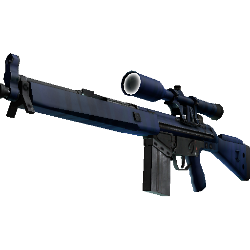 G3SG1(StatTrak™) | 碧蓝斑纹 (略有磨损)