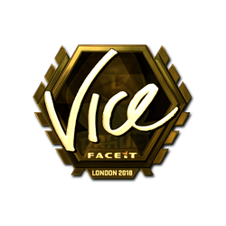 印花 | vice(金色)| 2018年伦敦锦标赛