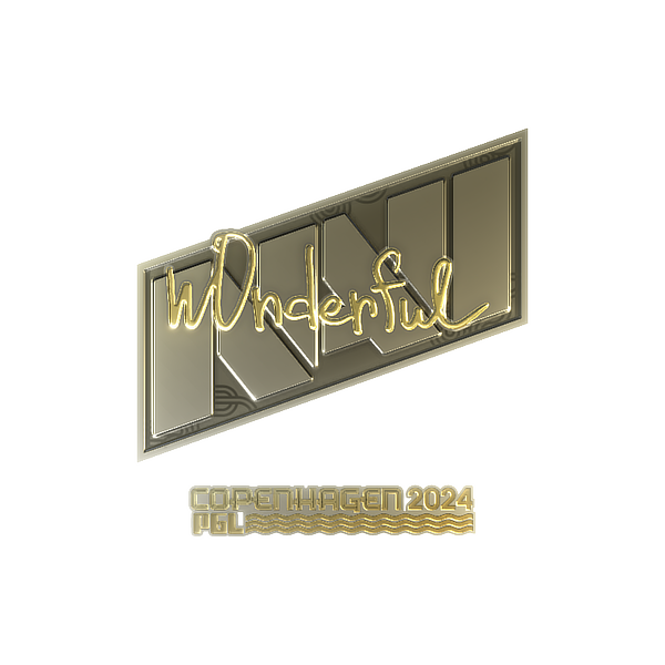 印花 | w0nderful(金色)| 2024年哥本哈根锦标赛