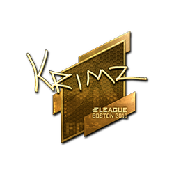 印花 | KRIMZ(金色)| 2018年波士顿锦标赛