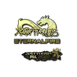 印花 | XANTARES(金色) | 2022年安特卫普锦标赛