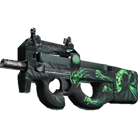 P90(StatTrak™) | 冷血无情 (略有磨损)