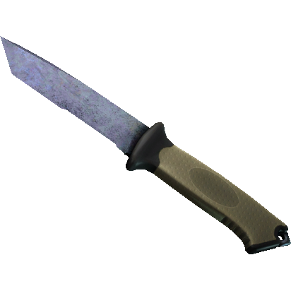 熊刀(★ StatTrak™) | 蓝钢 (破损不堪)