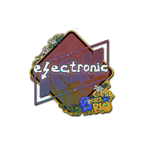 印花 | electronic(闪耀)| 2022年里约热内卢锦标赛