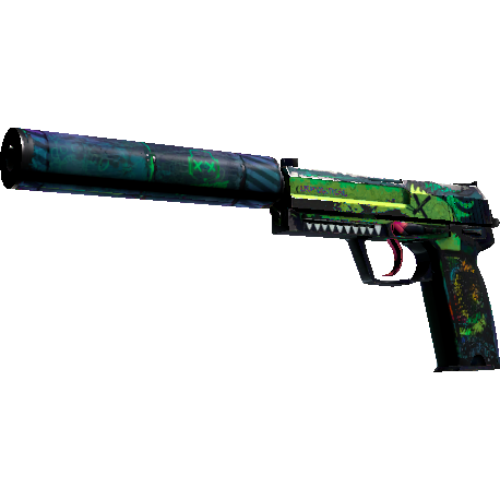 USP 消音版(StatTrak™) | 小绿怪 (久经沙场)