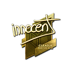 印花 | innocent（金色）| 2018年波士顿锦标赛