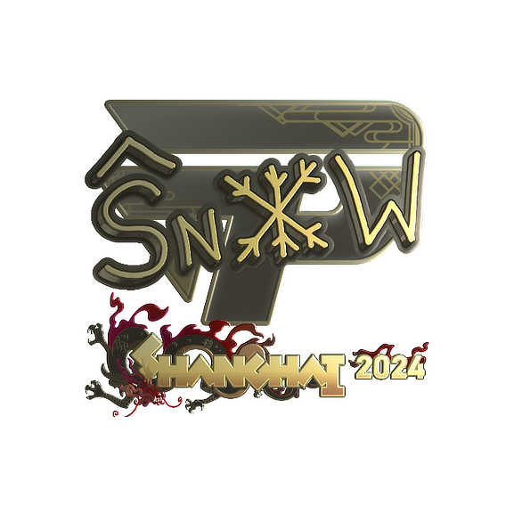 印花 | snow(金色)| 2024年上海锦标赛