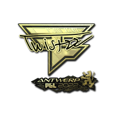 印花 | Twistzz(金色) | 2022年安特卫普锦标赛