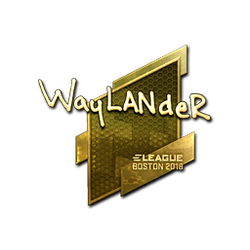印花 | wayLander(金色)| 2018年波士顿锦标赛