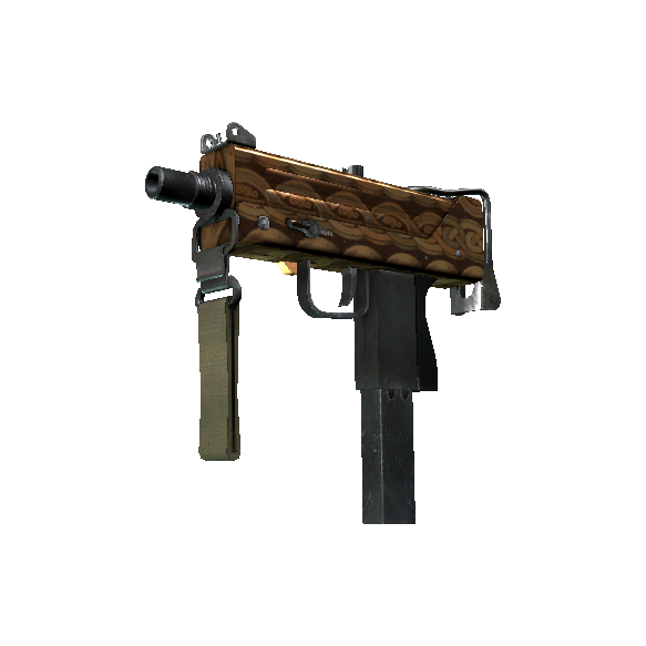 MAC-10 | 赤金锁链 (破损不堪)