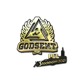 印花 | GODSENT (金色) | 2021年斯德哥尔摩锦标赛