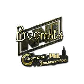印花 | Boombl4(金色)| 2021年斯德哥尔摩锦标赛