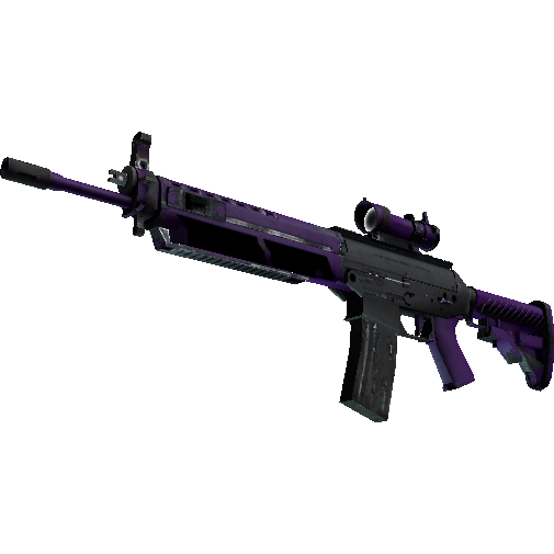 SG 553(StatTrak™) | 致命紫罗兰 (久经沙场)