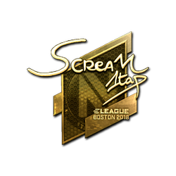 印花 | ScreaM(金色)| 2018年波士顿锦标赛