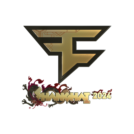 印花 | FaZe Clan(金色)| 2024年上海锦标赛