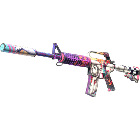 M4A1 消音型(StatTrak™) | 蒸汽波 (破损不堪)