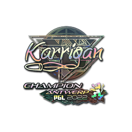 印花 | karrigan(全息,冠军) | 2022年安特卫普锦标赛