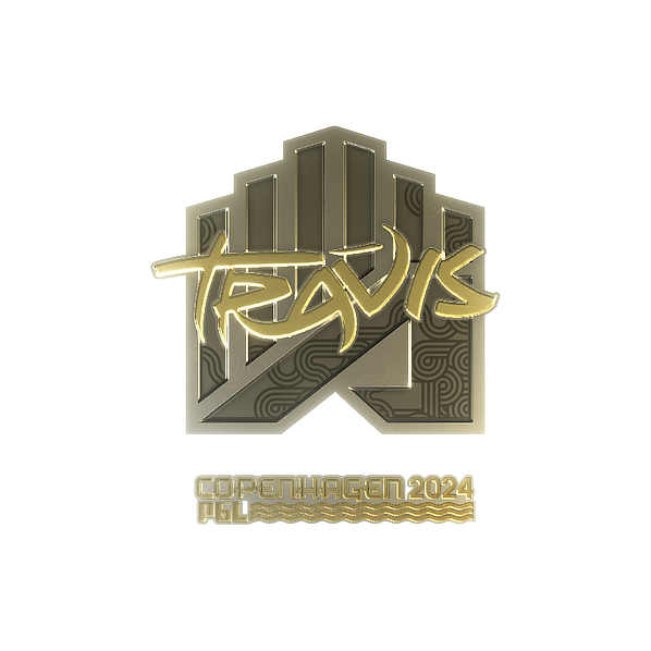 印花 | TRAVIS(金色)| 2024年哥本哈根锦标赛