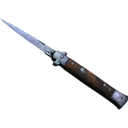 短剑(★ StatTrak™) | 蓝钢 (略有磨损)