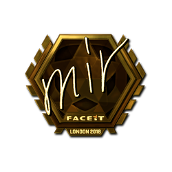 印花 | mir(金色)| 2018年伦敦锦标赛
