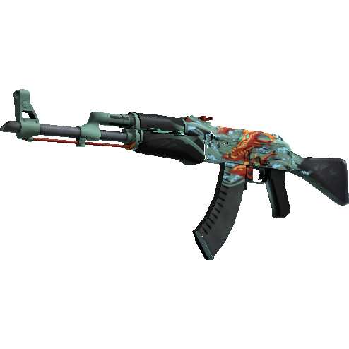 AK-47(StatTrak™) | 深海复仇 (略有磨损)