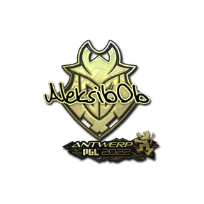 印花 | Aleksib(金色) | 2022年安特卫普锦标赛