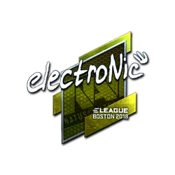 印花 | electronic（闪亮）| 2018年波士顿锦标赛