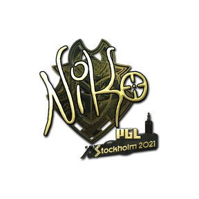 印花 | NiKo(金色)| 2021年斯德哥尔摩锦标赛