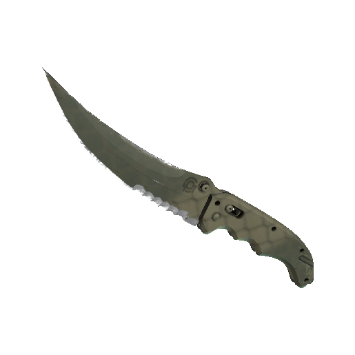 折叠刀(★ StatTrak™) | 狩猎网格 (破损不堪)