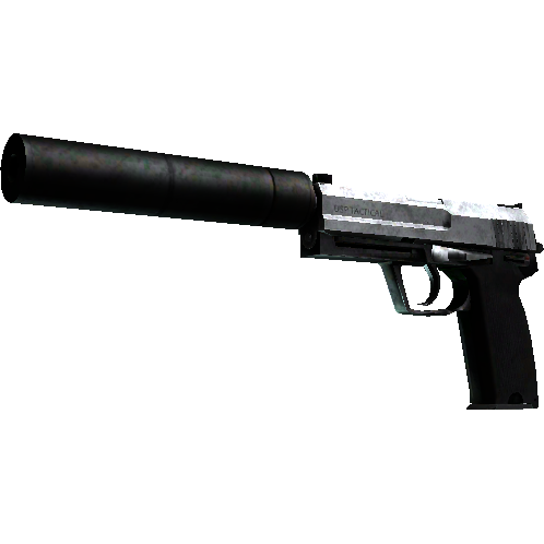 USP 消音版(StatTrak™) | 不锈钢 (战痕累累)