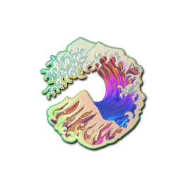 印花 | 巨浪(全息)